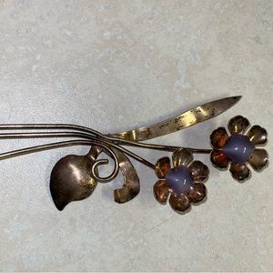Sterling silver brooch